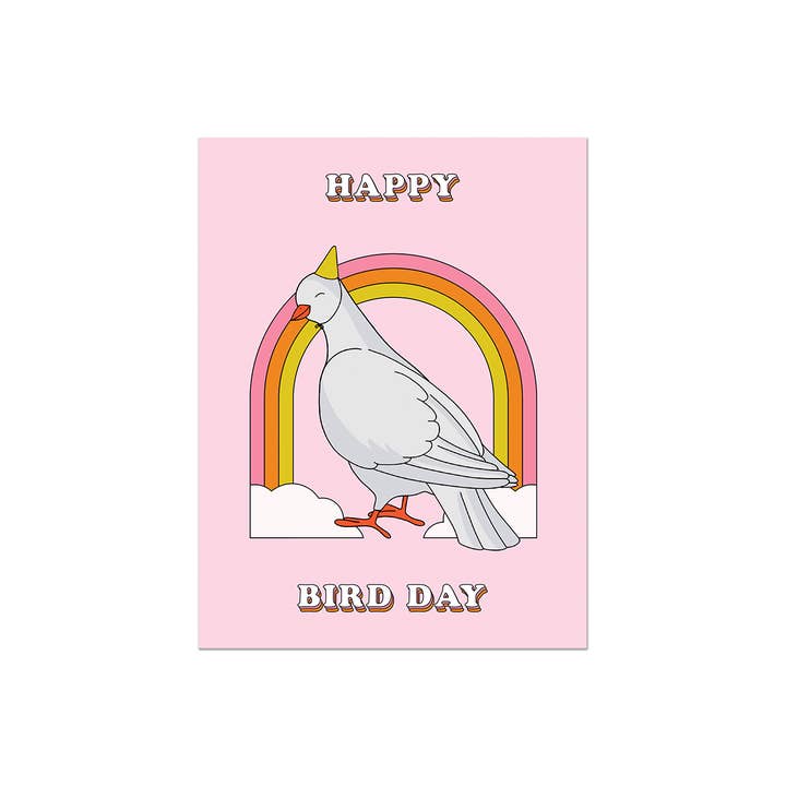 Party Mountain Paper co. - Wholesale Birthday Card - Happy Bird Day | Birthday Card2