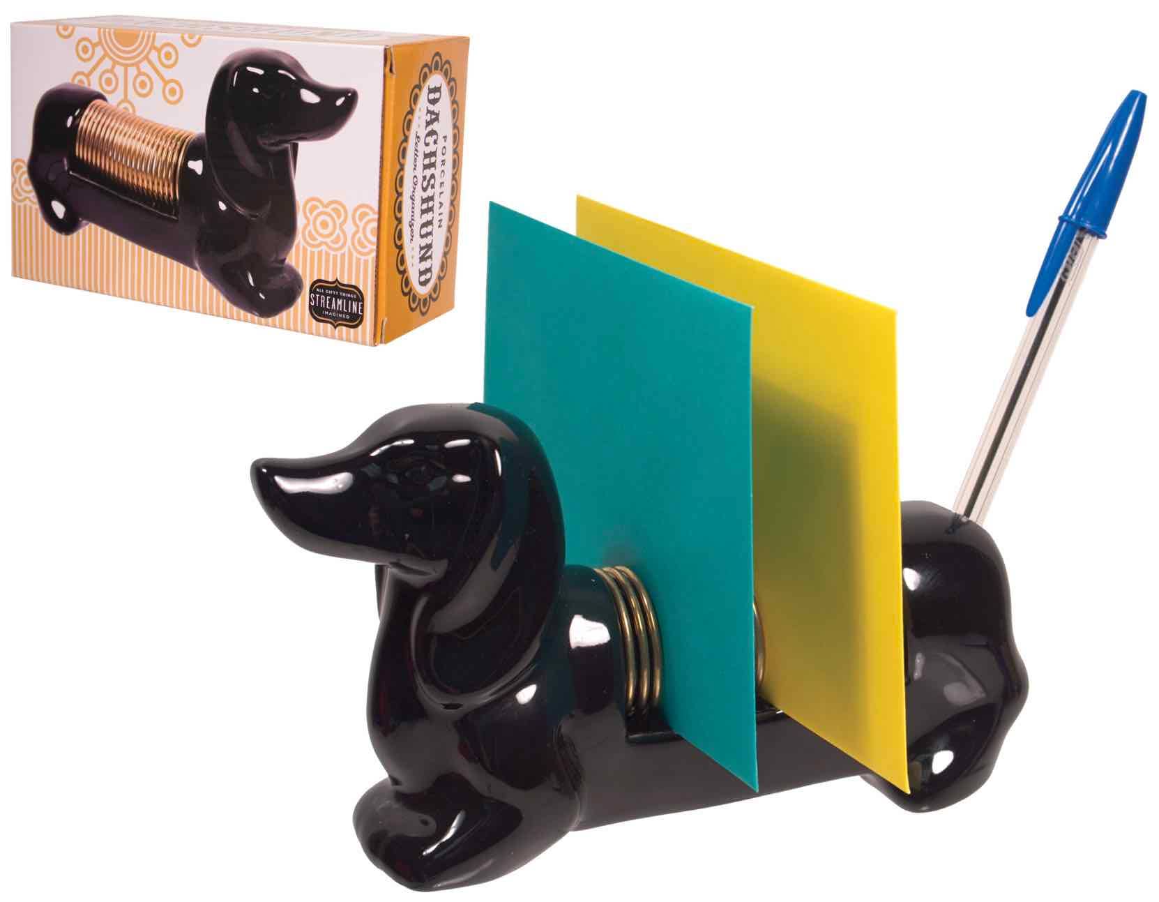 Streamline - Wholesale Decorative Tabletop Object - Dachshund Letter Organizer1