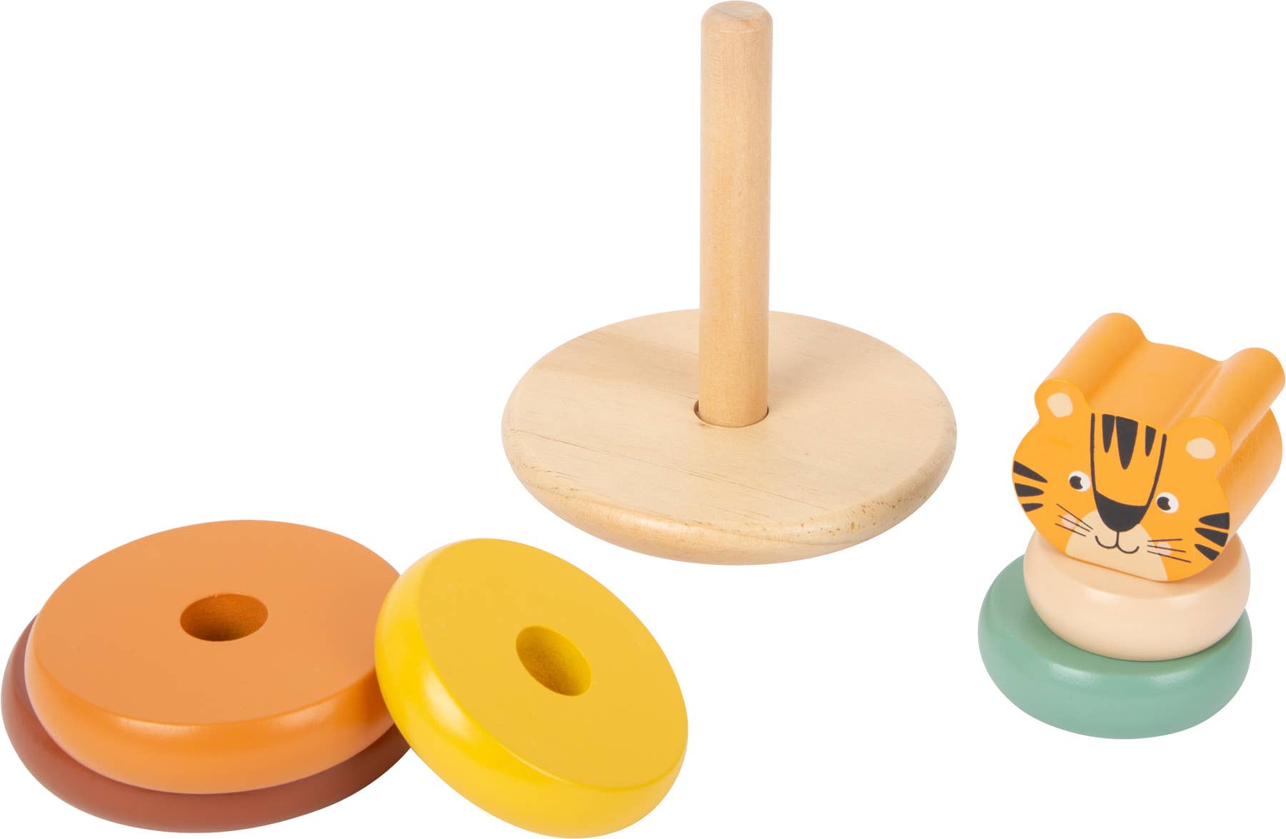 small foot - Wholesale Stacking Rings Game - Baby - Tiger Stacking Tower "Safari"3