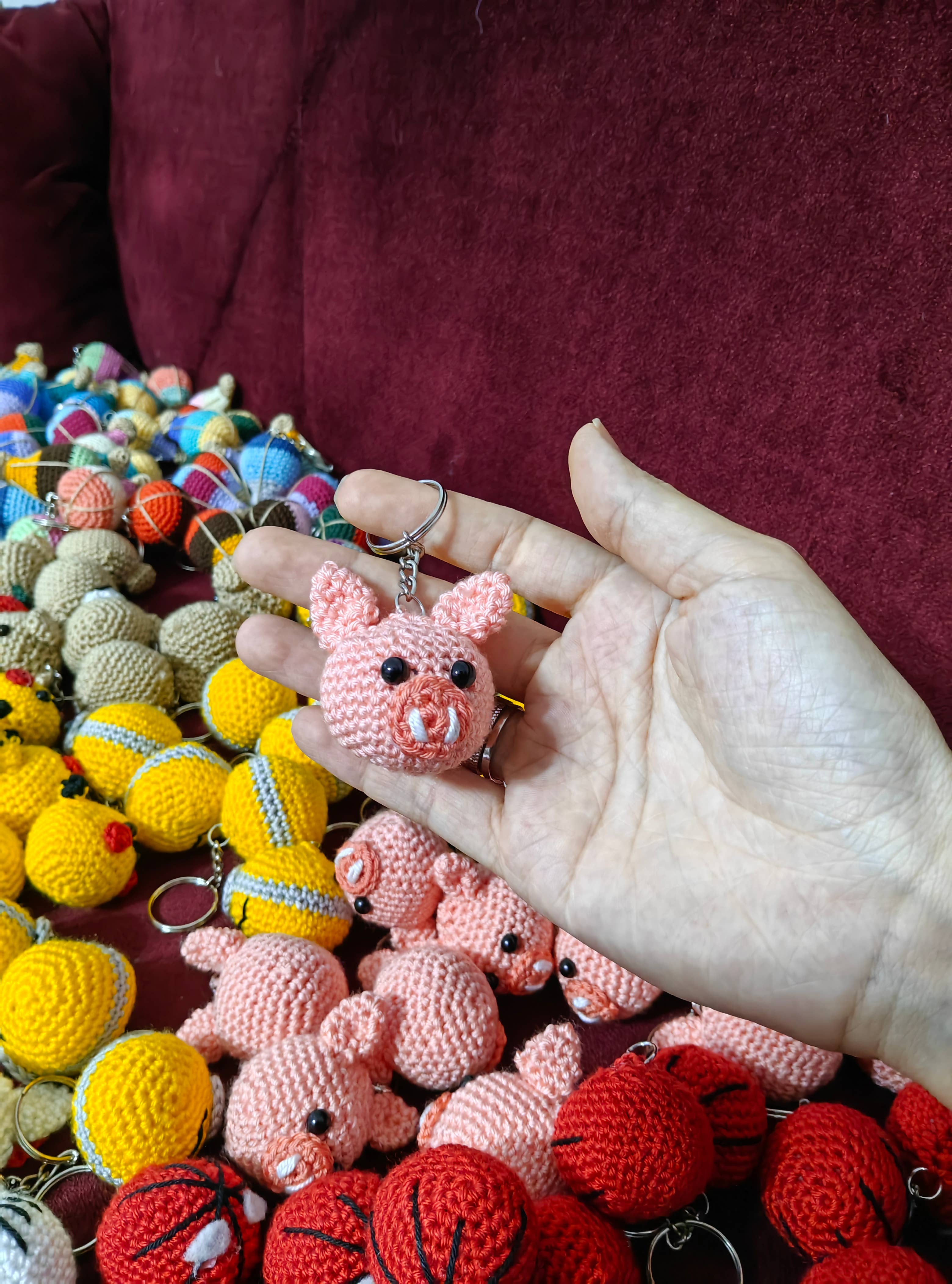 despinacrafting – wholesale Keychain – Women's – Crochet Keychain, Stuffed Toy, Hello Kitty, Minions6