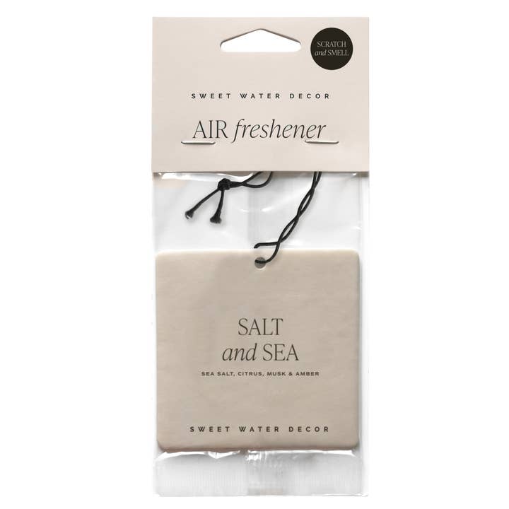 Sweet Water Decor - Wholesale Air Freshener - Salt & Sea Hanging Air Freshener - Home Decor & Gifts