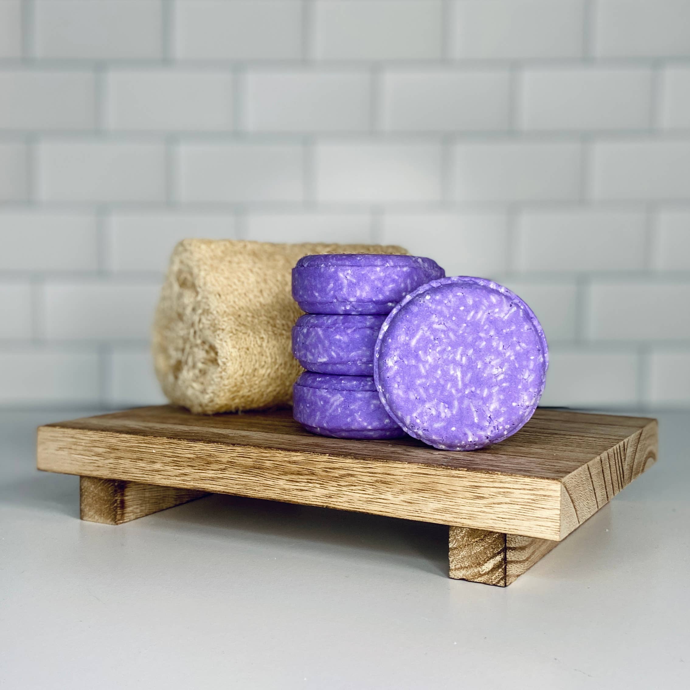 My Little Soapbox - Wholesale Shampoo Puck/Solid Shampoo - Coconut Milk and Lavender Zero Waste Shampoo Bar1