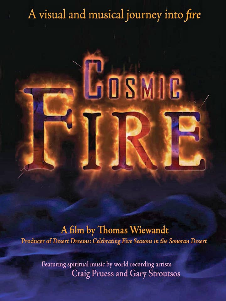 DVD: COSMIC FIRE Video for Relaxation/Meditation for wholesale by Wild Horizons Productions