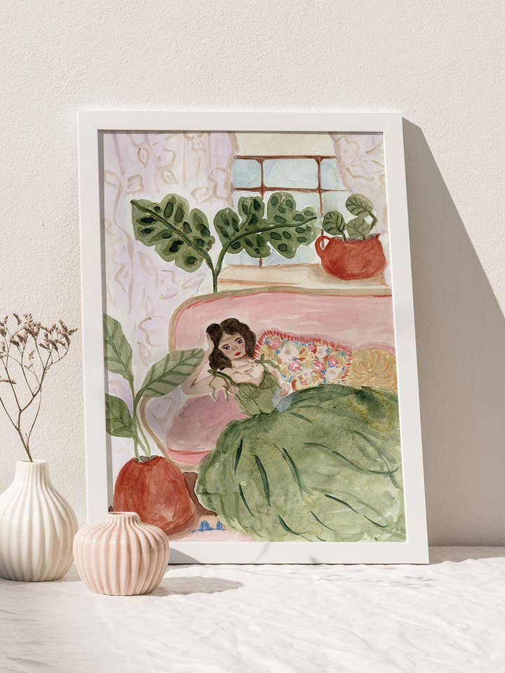 Post Soiree - Fine Art Print | Painted Poetry Collection for wholesale by Megan Elizabeth