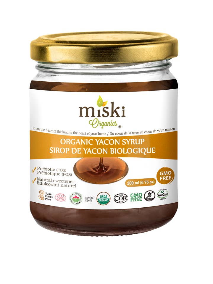 Organic Yacon Syrup for wholesale by Miski Organics