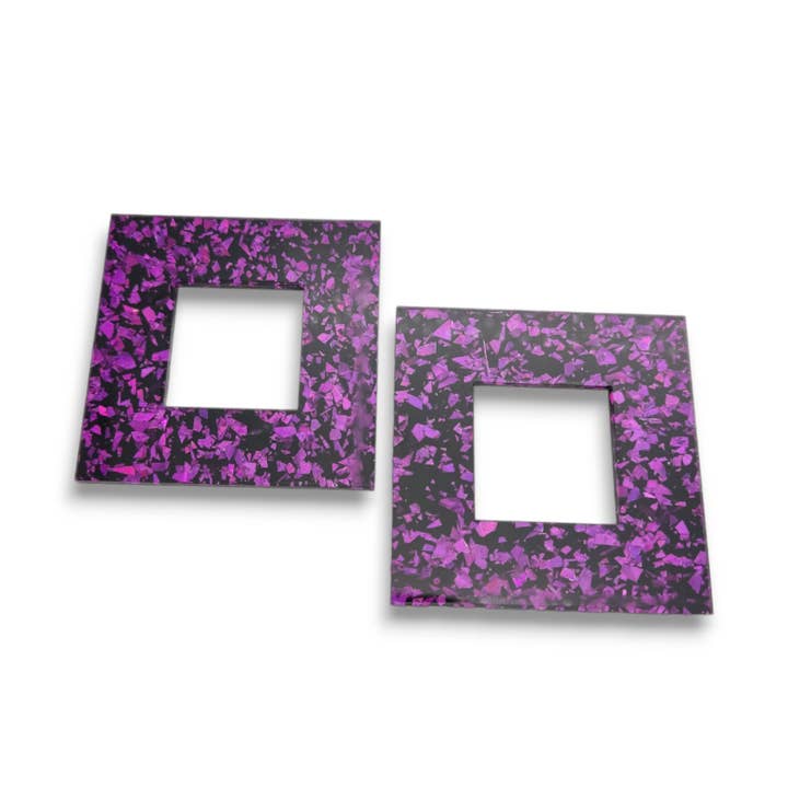 Funk Da Queen - Wholesale Dangle Earrings - Square Of Pegasus | Earrings
