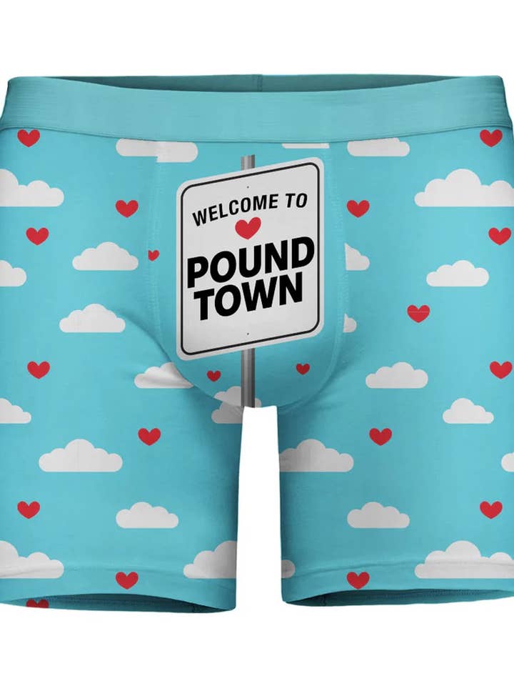 Tipsy Elves - Wholesale Underwear - Men's - Men's Pound Town Valentine's Day Boxer Briefs