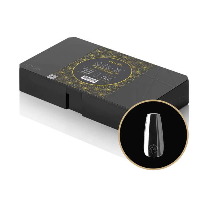 Apres Nail - Gel X 2.0 Tips Sculpted Coffin Medium for wholesale by SAYN PRO