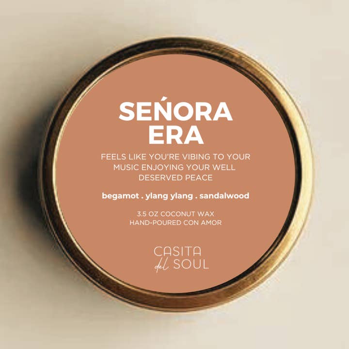 Señora Era | Candle Tin, 3.5oz for wholesale by CASITA MICHI