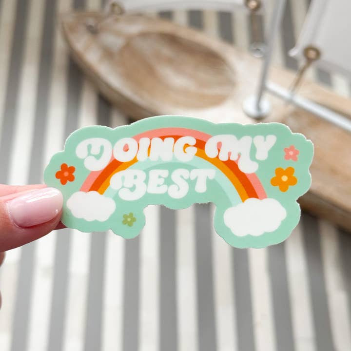 SEE THE WAY I SEE – wholesale Sticker – Doing My Best Sticker1