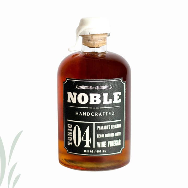 Noble Tonic 04: Vinagre de Vinho Branco Limão do Faraó 450 ml por atacado de Mikuni Wild Harvest USA
