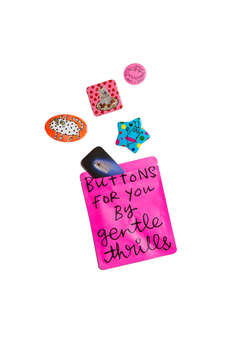 gentle thrills - Wholesale Lapel Pin/Button - chaos mode button bag