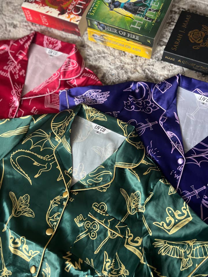 Liv Co - Wholesale Sleepwear Set - Women's - Starborn Heir Satin Pants Pajama Set6