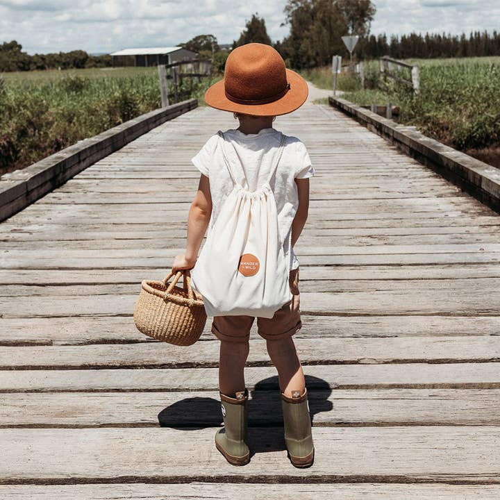 Wander + Wild - Wholesale Rain Boots - Kids - Natural Rubber Gumboots - Forest