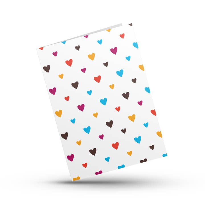 Corazones - Tarjeta A4 para venta al por mayor de Kortspecialisten