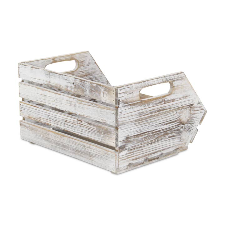 Cheungs Home Decor - Wholesale Storage Bin - Thero Slatted Wooden Stackable Storage Crate5