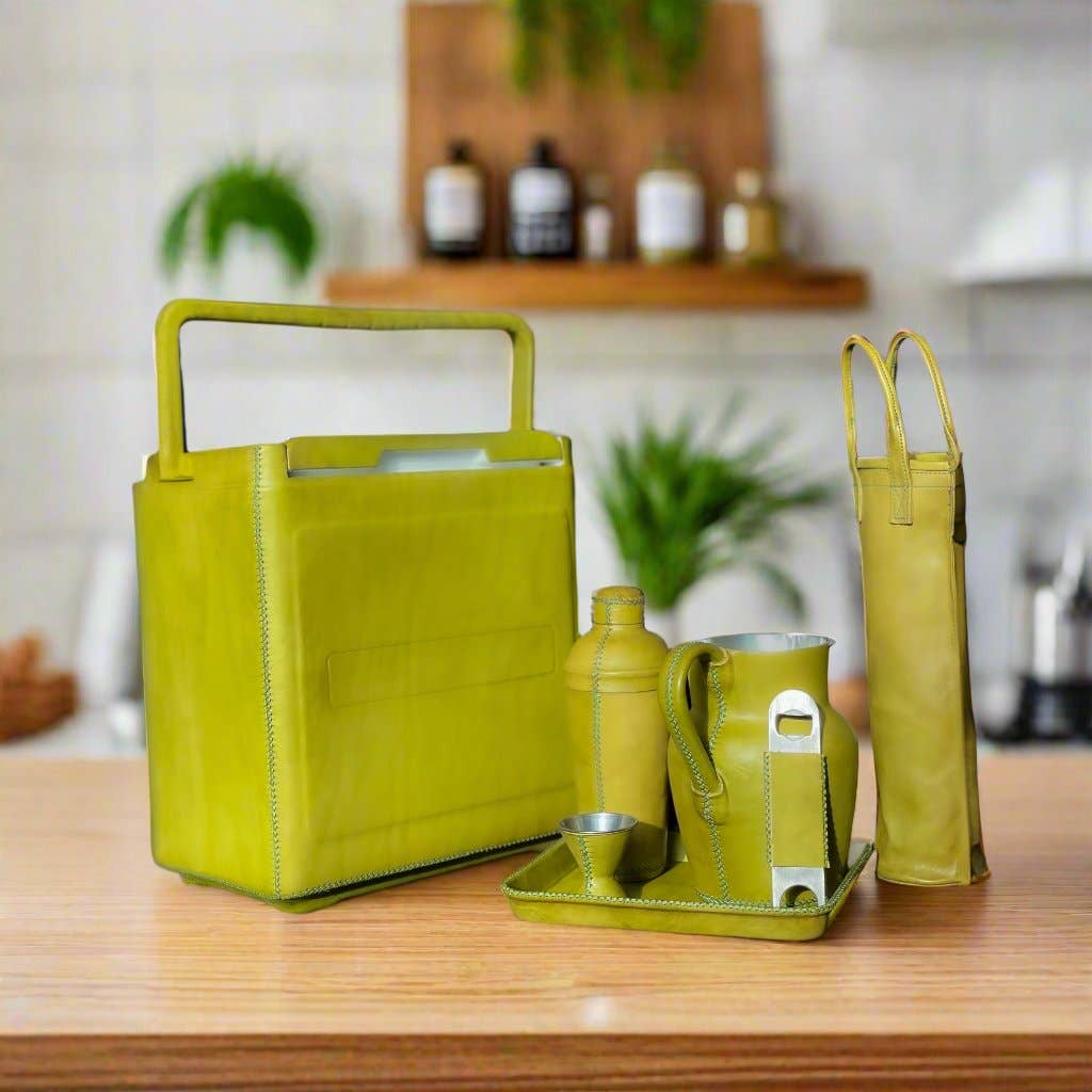 Bati Goods - Wholesale Cocktailshaker - Coctelera | Cocktailshaker met Jigger van leer7