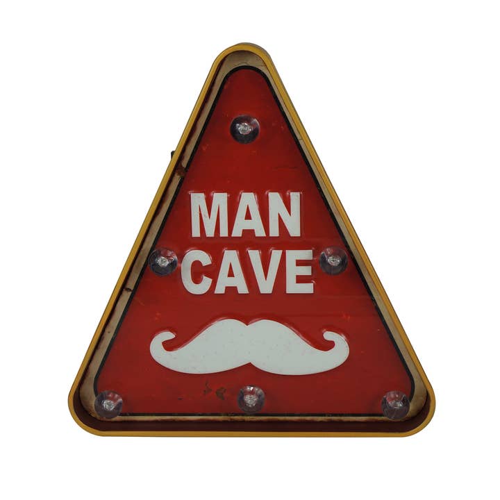 Boxman - Wholesale Sign - LED Lighted "Man Cave" Metal Wall Decor