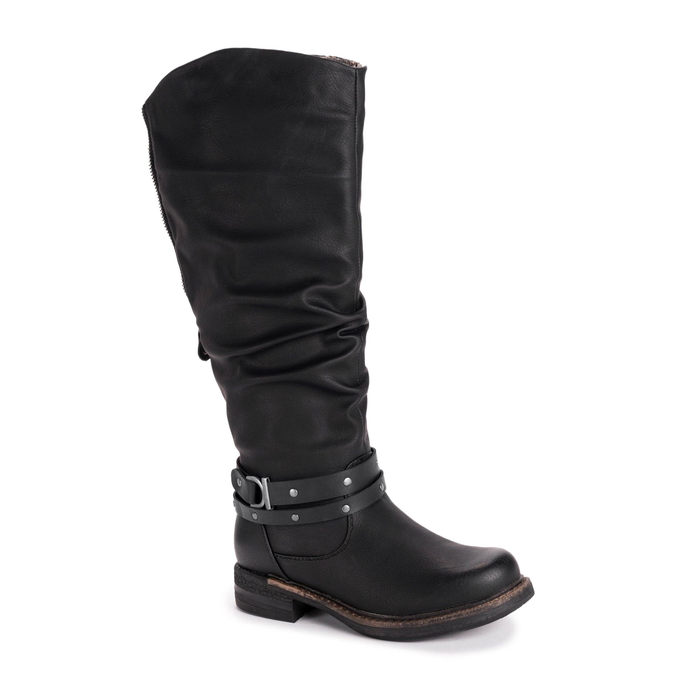Black Muk Luks Women's Logger Victoria Boots for wholesale on Faire7