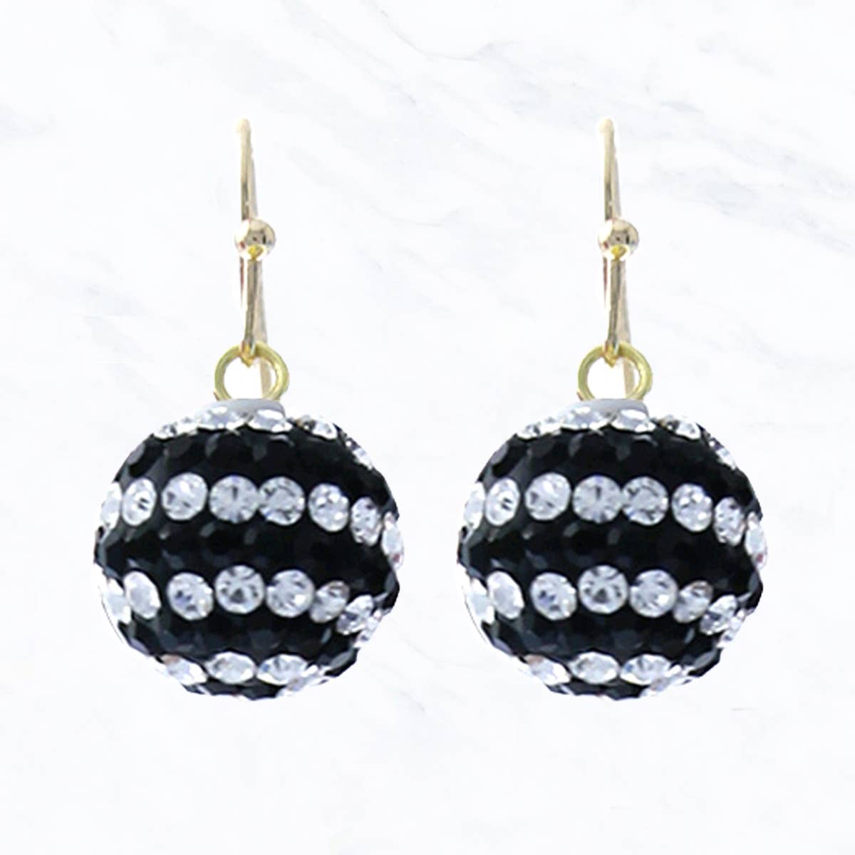 Suzie Q USA – wholesale Hängande örhängen – Vortex boll tjeckiska örhängen1