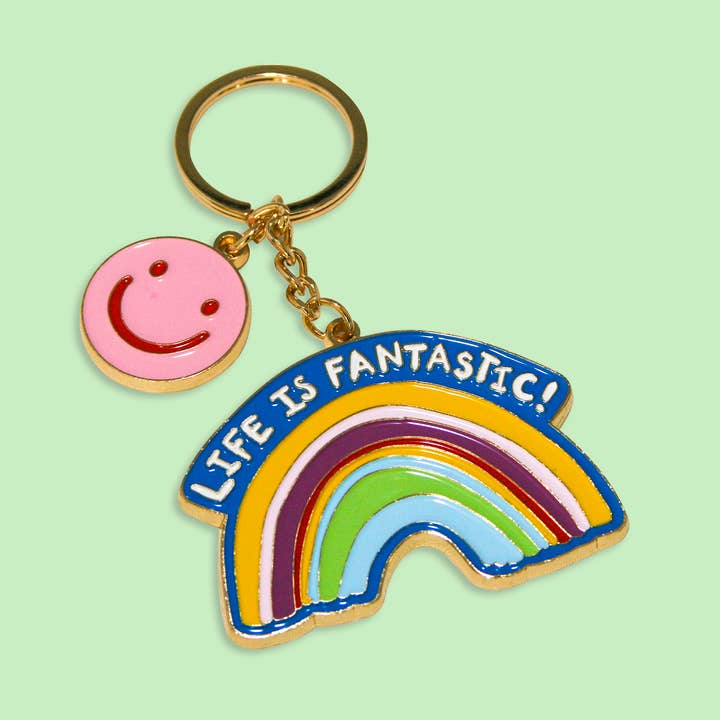 Portachiavi La Vita è Fantastica per la vendita all'ingrosso da parte di Eleanor Bowmer