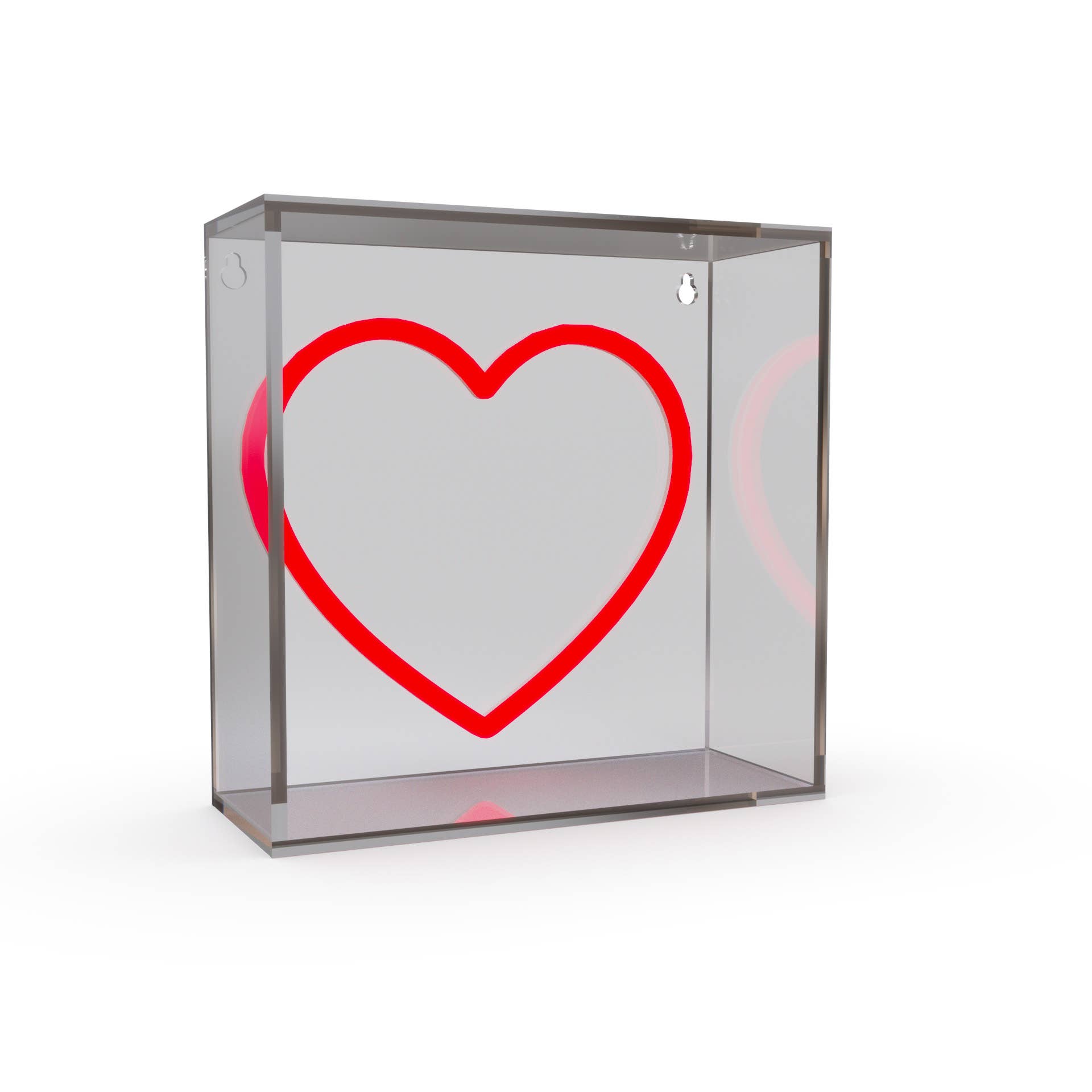 L10 Brand EU - Wholesale Accent/Desk Lamp - NEW! CANDYSHOCK neon sign in a BOX - HEART0