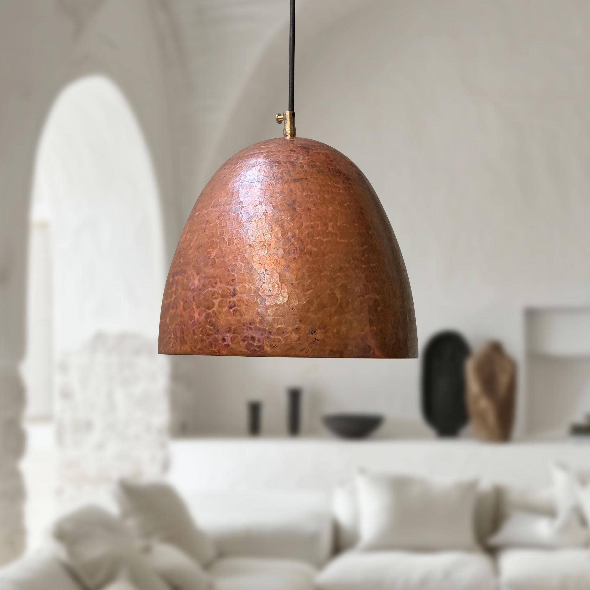 EmberBarn - Wholesale Chandelier/Hanging Light - Set of Three burnt Copper Light2