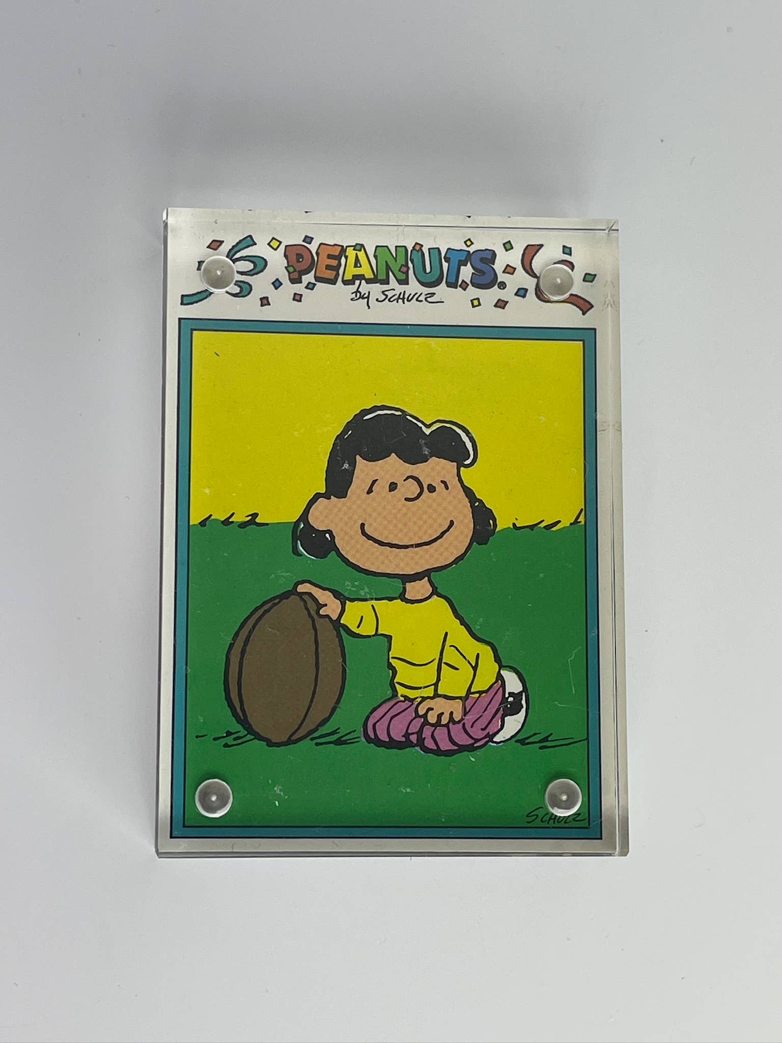 The Mustache Cat Made - Vente Affiche d'art - Cartes à échanger encadrées vintage Snoopy + Peanuts9