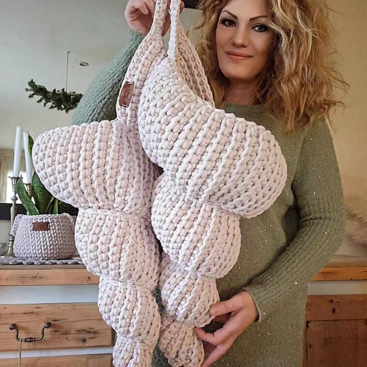 Bulot XXL, bohemian style “shell” decorative basket for wholesale by Naturalmarjory