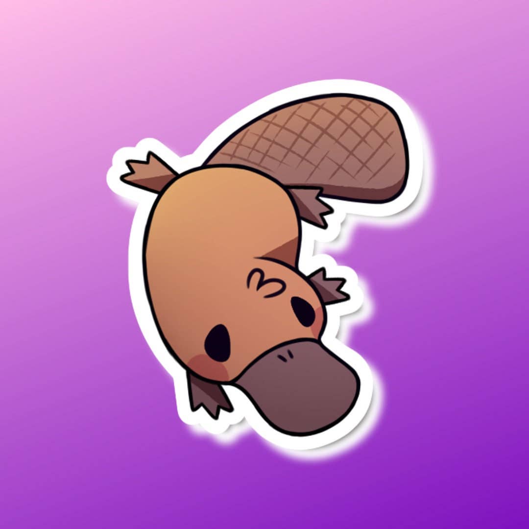 Mega Kawaii Cuties - Wholesale Sticker - Platypus Sticker