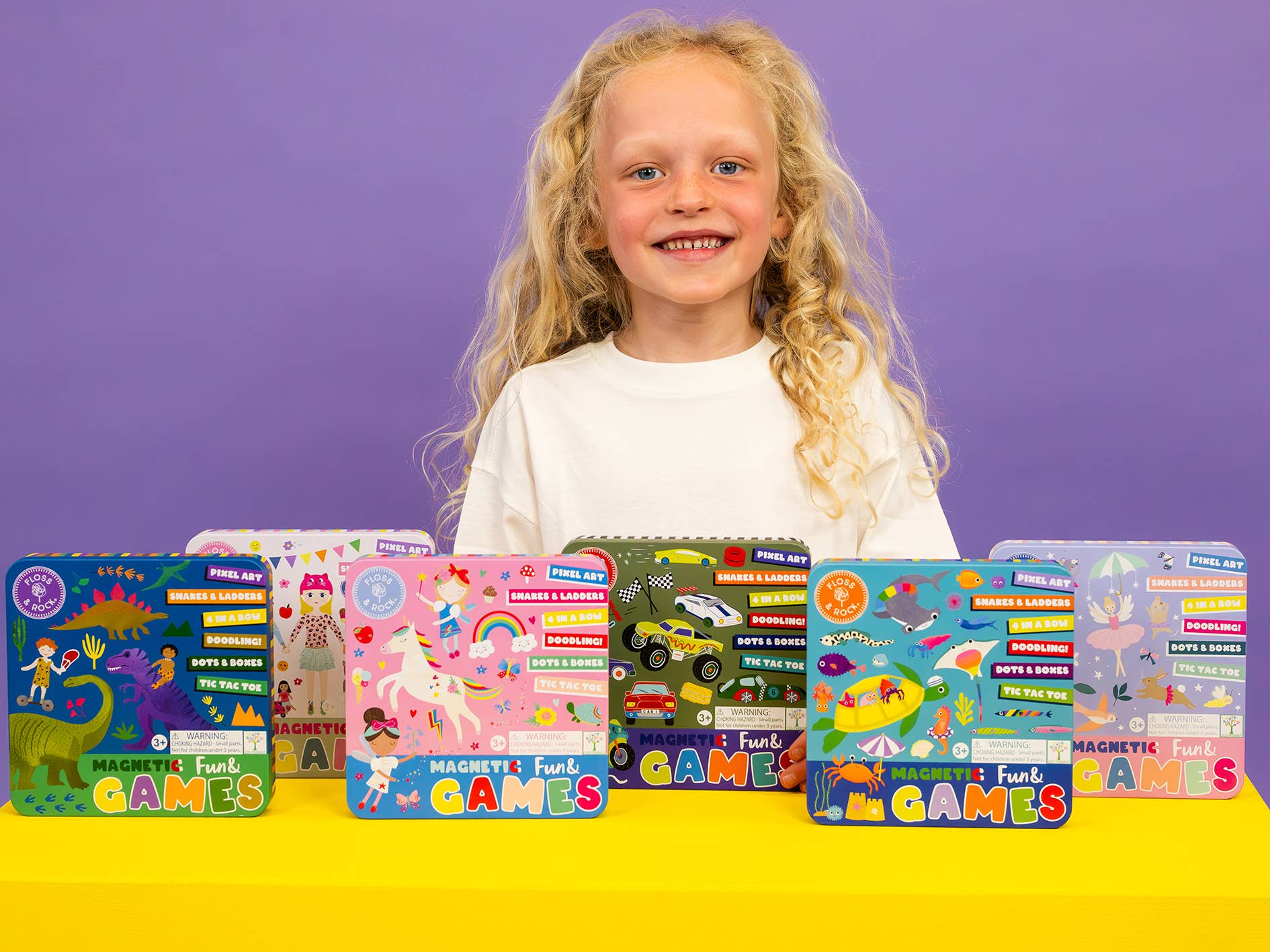 Floss and Rock - Wholesale Magnet - Kids & Baby - Magnetic Fun & Games Tin - Cars2