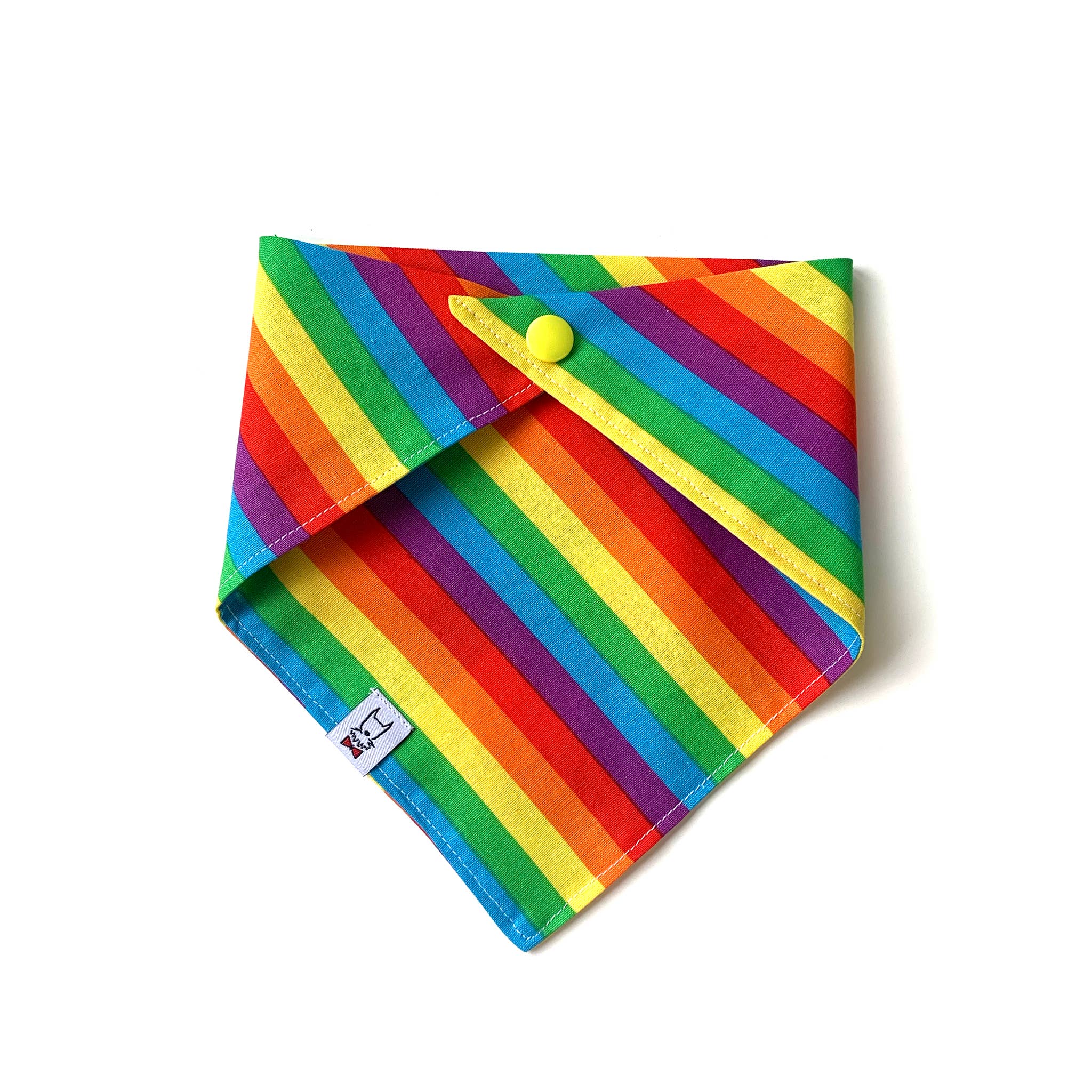 Winthrop Clothing Co. – Engroshandel Bandana - Hund – Regnbue Stribe Hund Bandana2