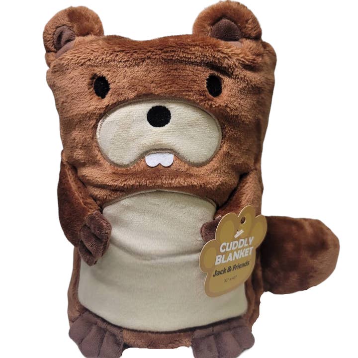 Cobertor Castor Cuddly por atacado de One & Only Creations, Inc. - Jack & Friends