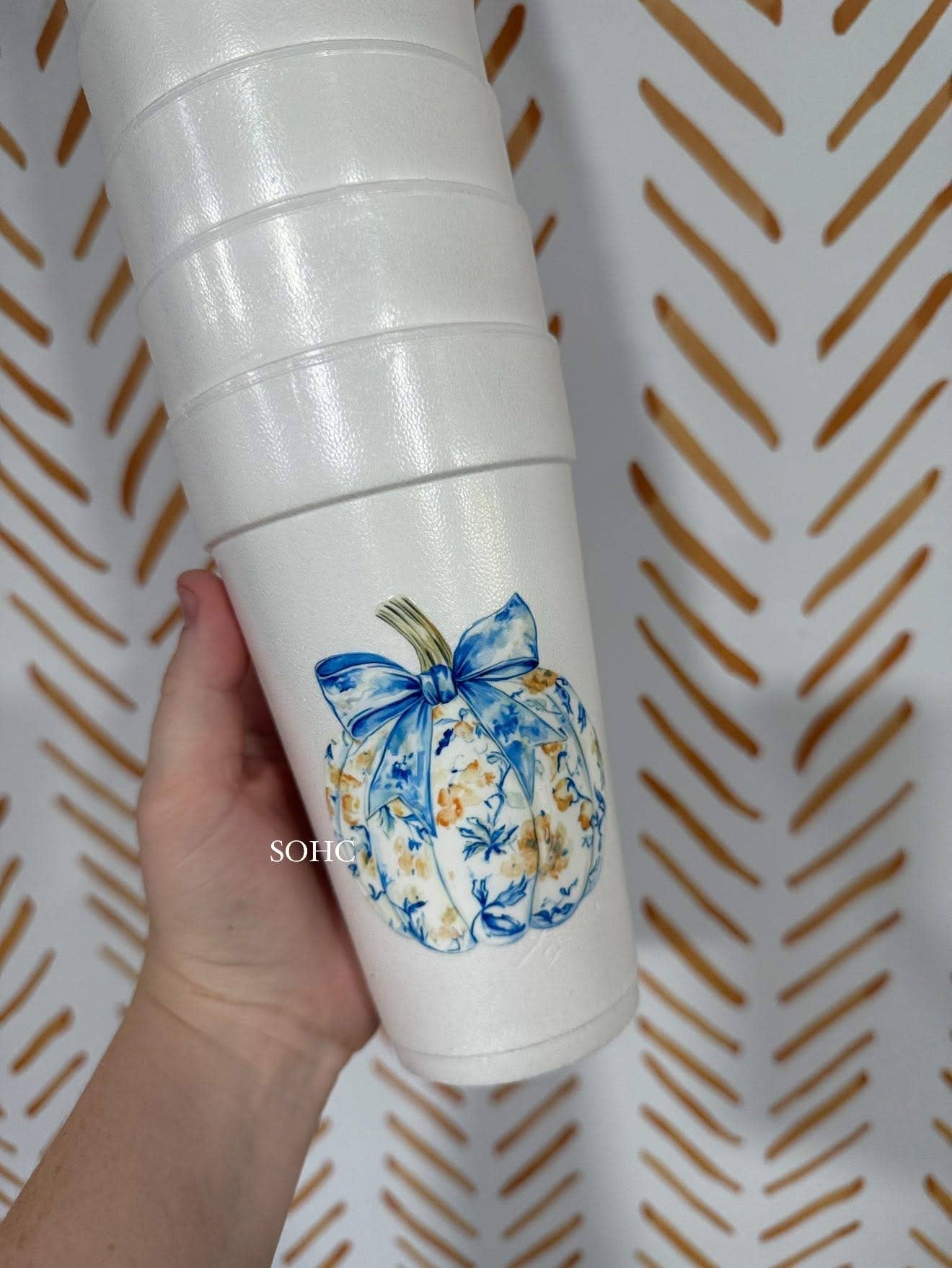 Southern Outlaw Hat Co. - Wholesale Disposable Cup - FALL PUMPKIN CUP