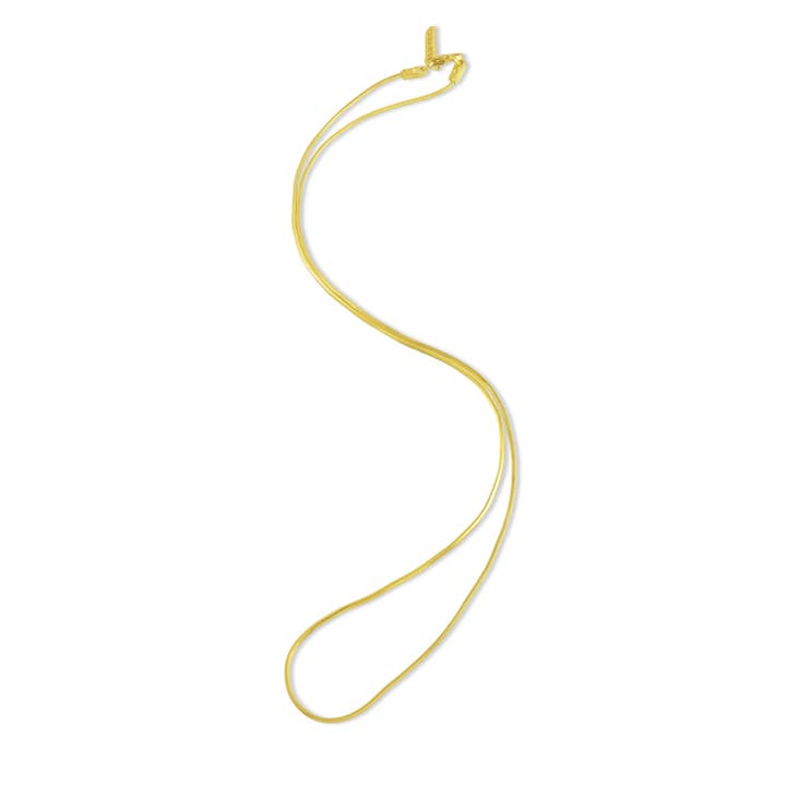 Delicate Snake Chain Necklace (Gold Vermeil) for wholesale by Arvino