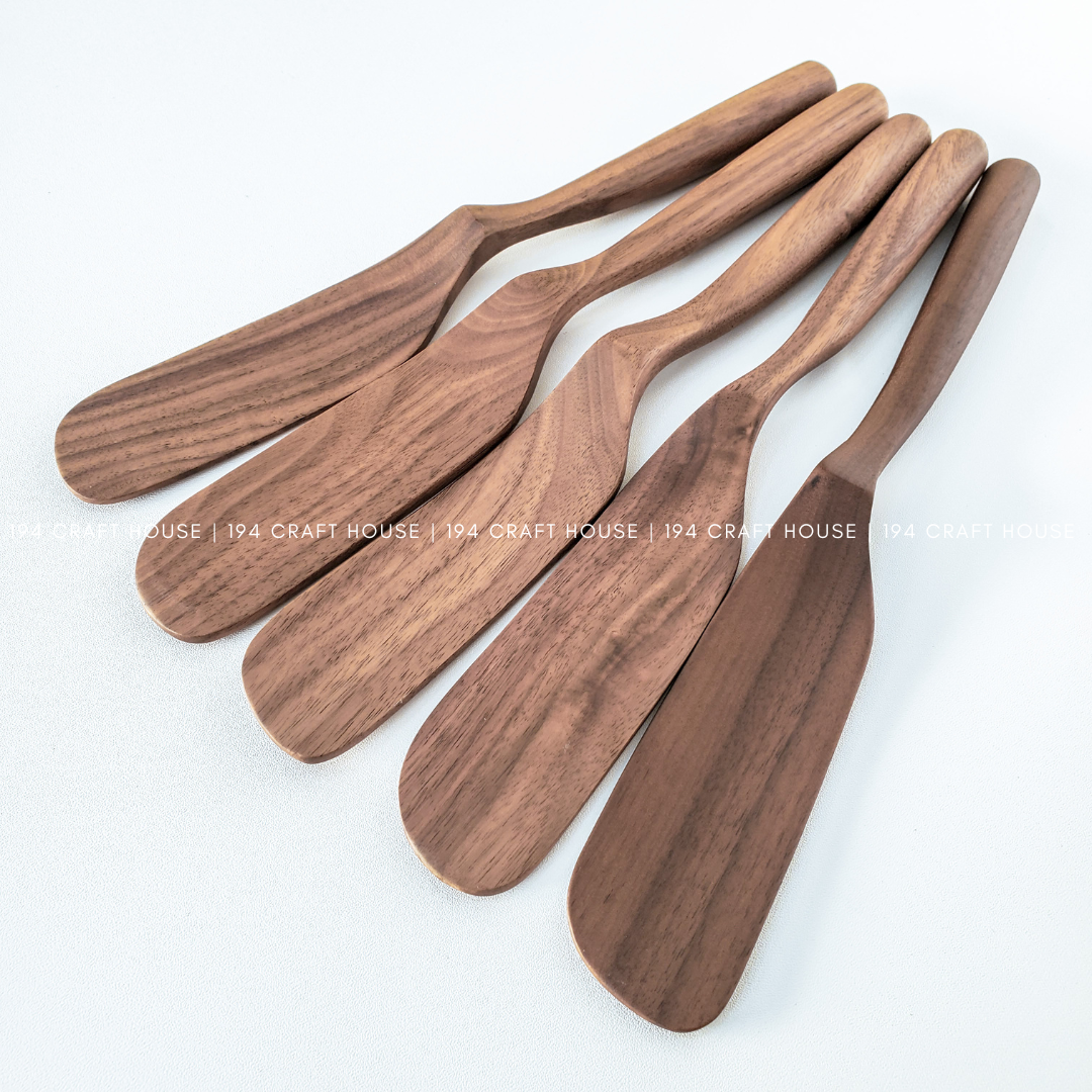 194 Craft House - Wholesale Cheese Spreader - Wooden Spreader Knife - Kitchen Serving Utensils6