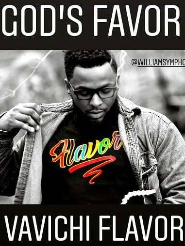 VaVichi Flavor, Gods FAVOR tee for wholesale by VaVichi Clothiers