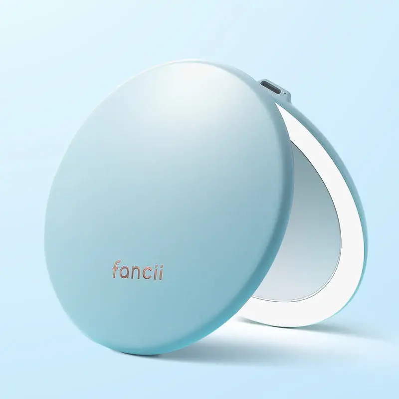 Fancii - Wholesale Compact Mirror - Taylor 5" Compact Mirror with LED Lights9