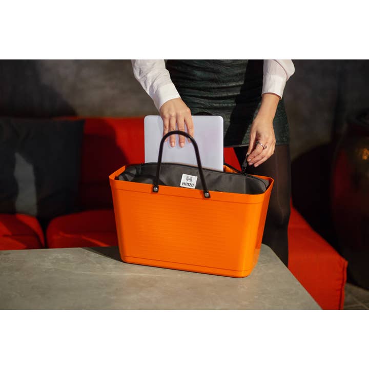 Port Style Enterprises Canada - Wholesale Grocery/Shopping Bag - HINZA Eco Inner Bag Large Black3