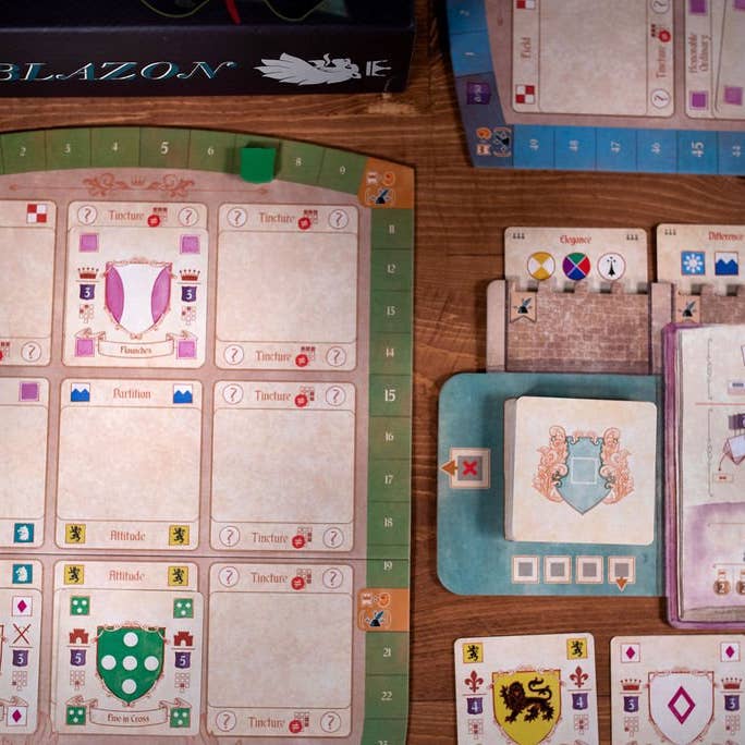 25th Century Games - Wholesale Board Game - Blazon - Heraldic Shield Design Board Game11