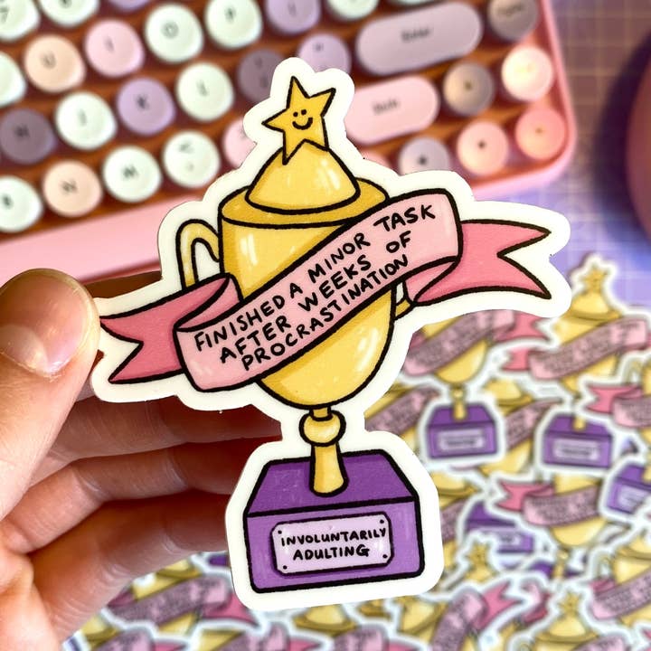 „Udryddelse Award“ diecut mærkat for engroshandel hos Afroditi's Art