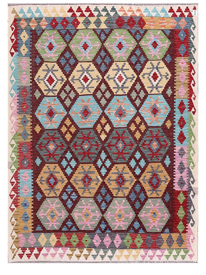 Maimana Afghanistan Kilim Teppich - 237 x 180 cm für den Großhandel von Imaco Rugs