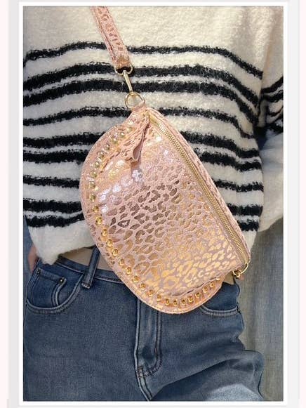 Iridescerande midjeväska i läder C1035033 för wholesale av Z et Z