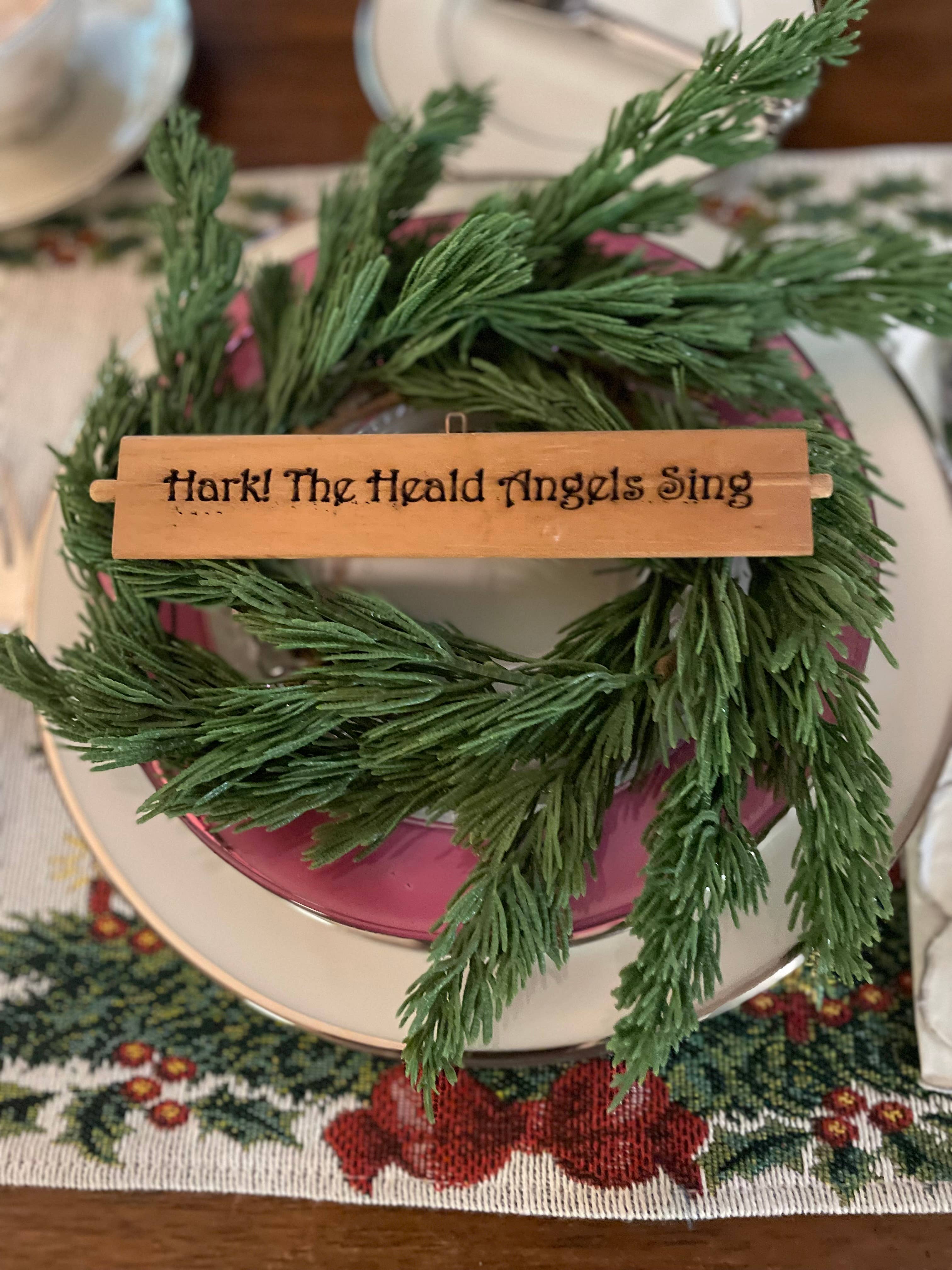 LAND OF COTTON - Vente Décoration de Noël - Écoutez ! Les Herald Angels chantent Shutter Stick