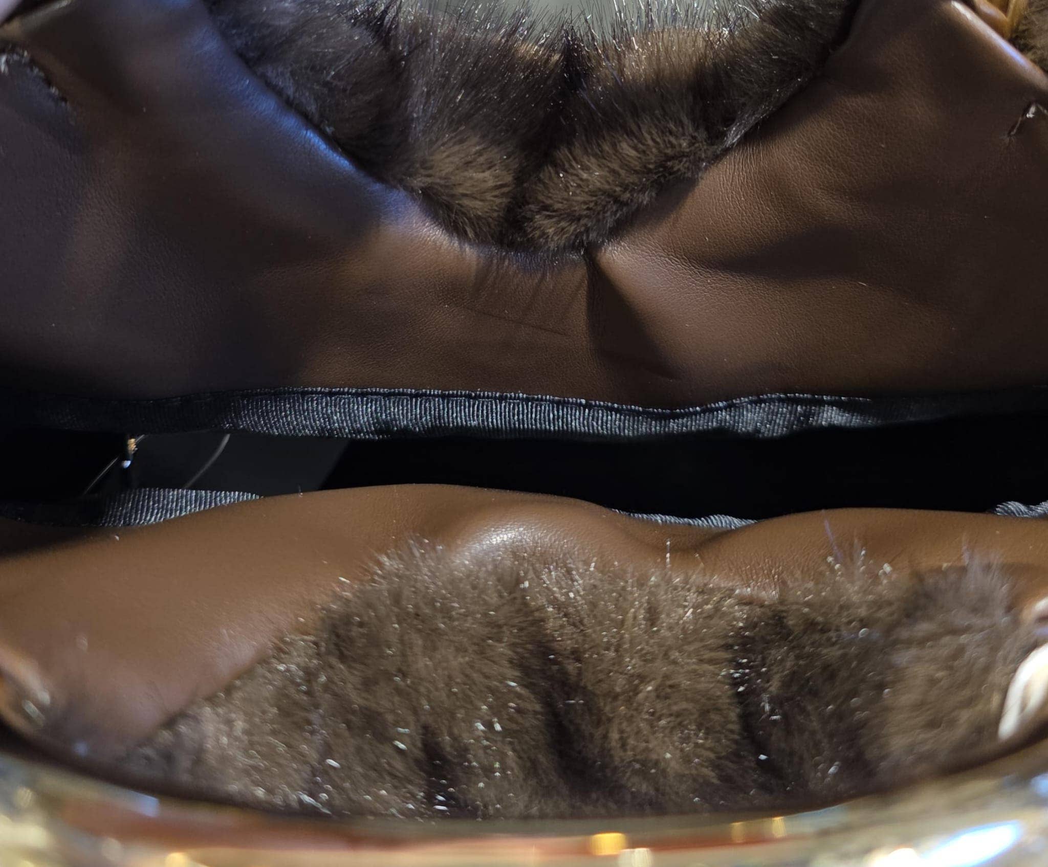 Oblige by G - Vente Sac à main avec poignée sur le dessus – femme - Sac à main avec anse en anneau en fausse fourrure 288231