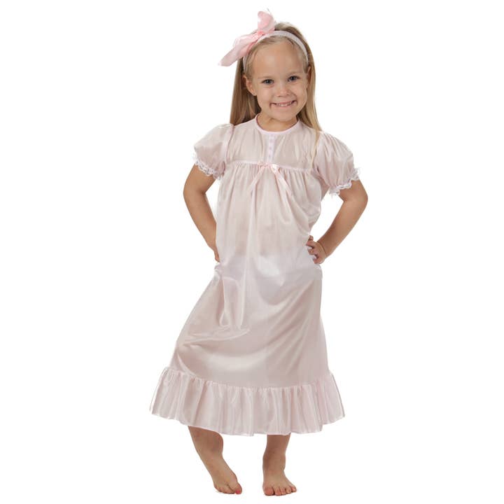 162494 - Traditional Peignoir Set Long/Short Sleeve for wholesale by Laura Dare Sleepwear