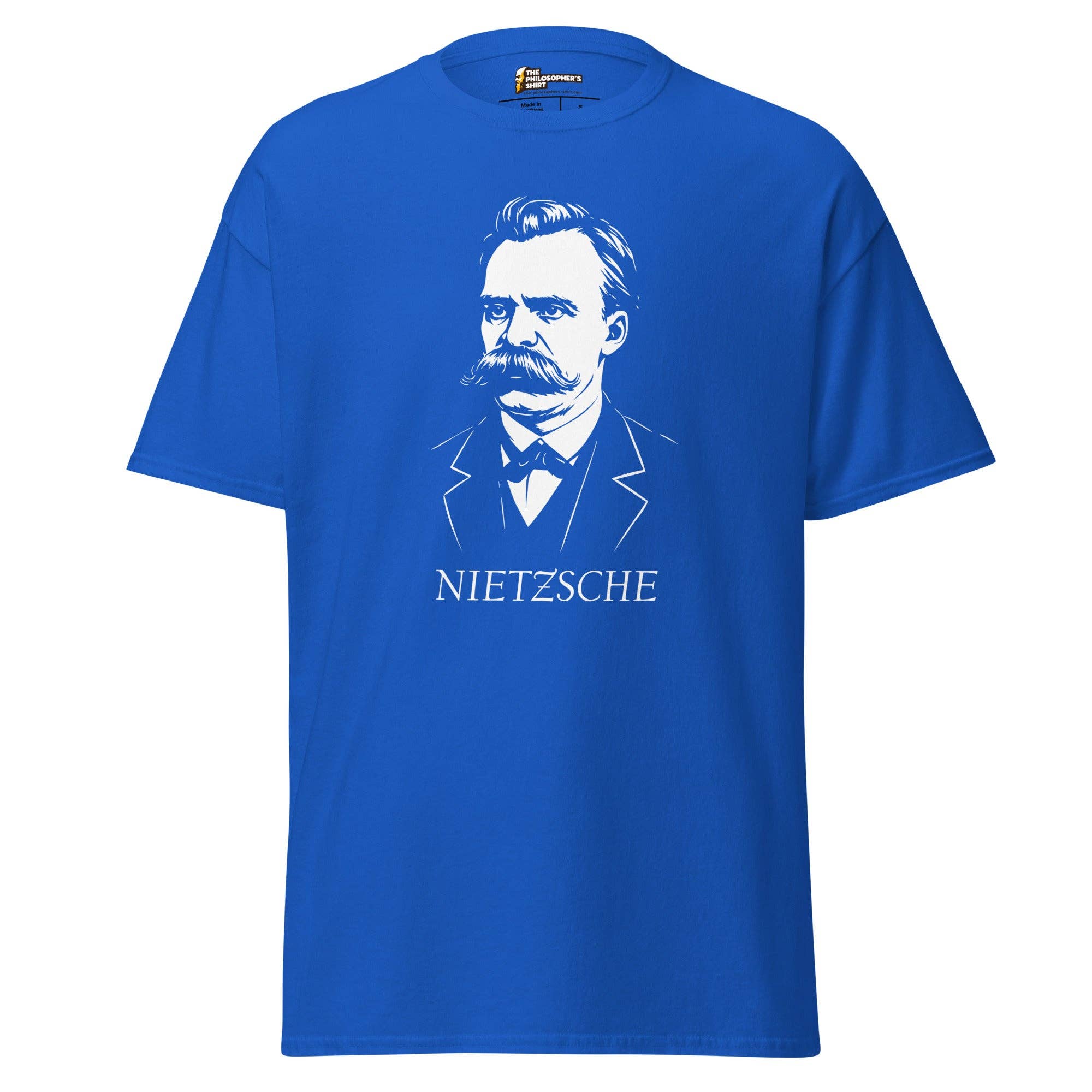 The Philosopher's Shirt – T-shirt estampada - Unissexo por atacado – Nietzsche - T-Shirt Clássica Unissexo1