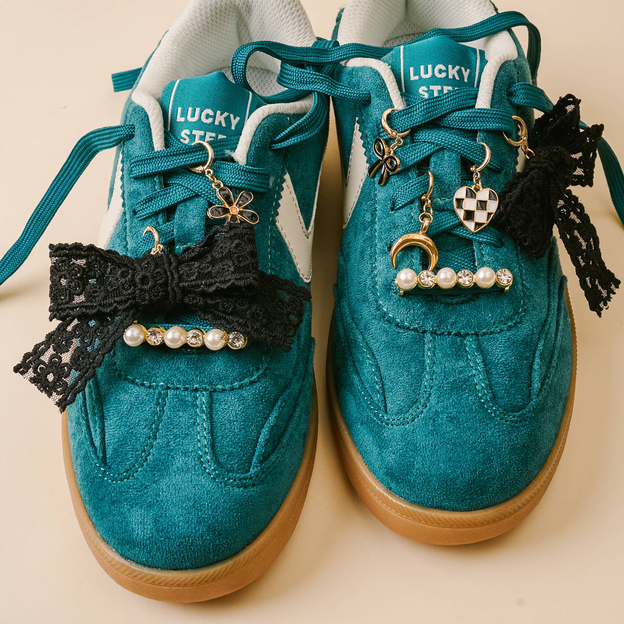 The Darling Effect - Vente Accessoire pour chaussures - Pack de Charms pour Chaussures Dazzle - Moment de Minuit1