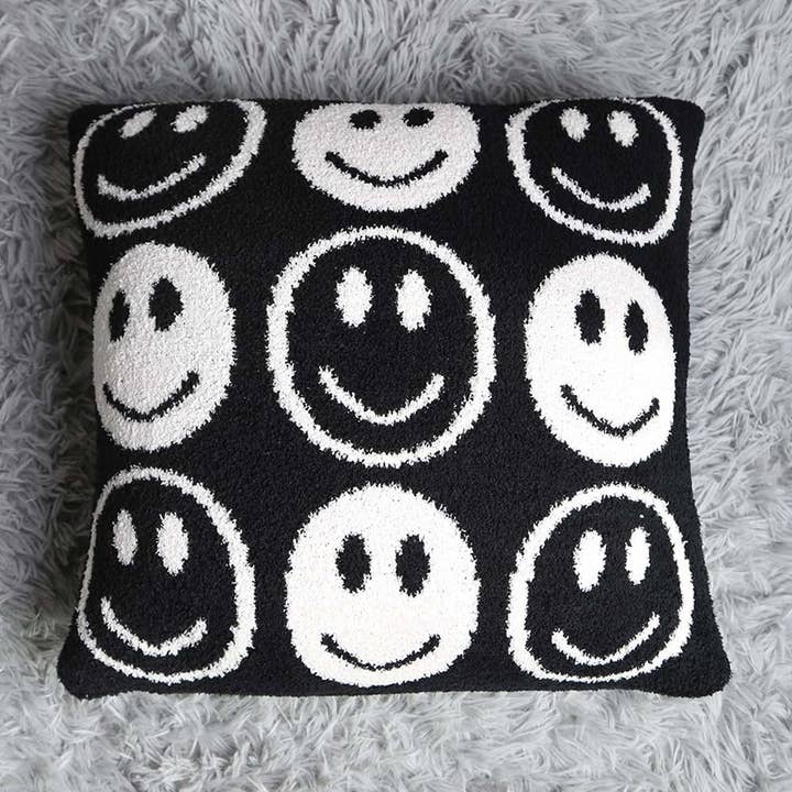 Sensibling Corp. - Vendita all'ingrosso Fodera cuscino decorativo - Copricuscino con Motivo Sorriso3