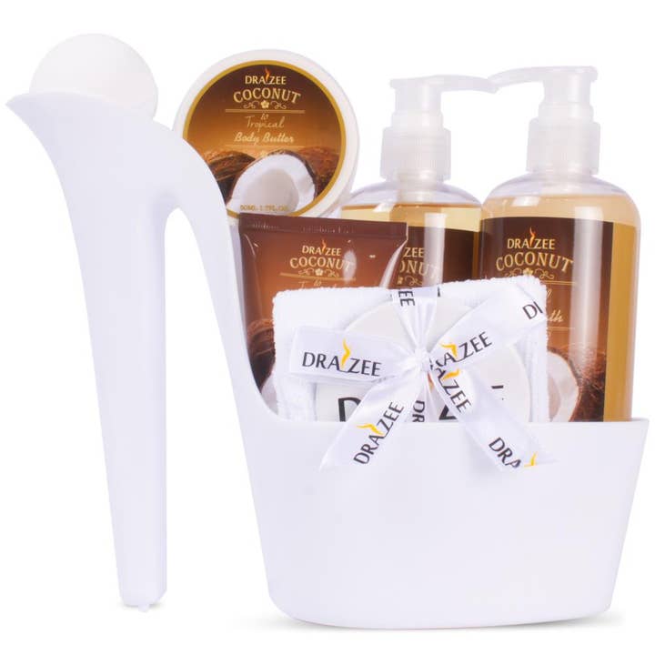 Luxury 8-Pc Coconut Spa Holiday & Birthday Gift Set fr Women for wholesale by Matashi
